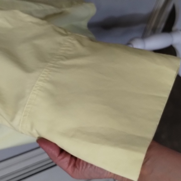 Uniqlo Light Yellow Long Sleeve Top Oversized Small - Picture 4 of 8